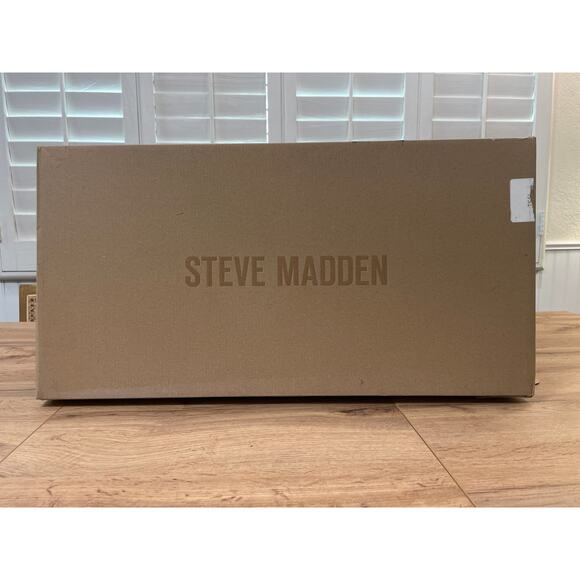 Steve Madden Kinzie Stiletto Western Tall Dress Boot Black Leather Size 7.5 NIB - Picture 16 of 16